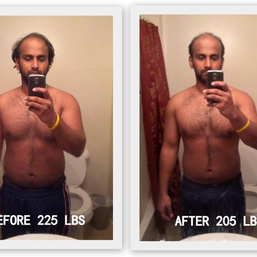 Ezbon lost 20 LBS on the Rise Above Program!!