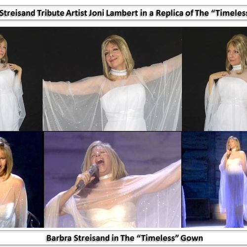One of the "Timeless" gowns- Joni on the top row a