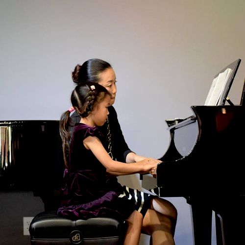 Duet with my youngest student!
