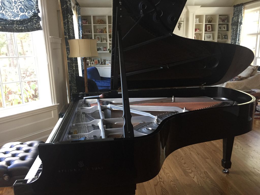 Stunning Steinway B.  Sounded great after it was t