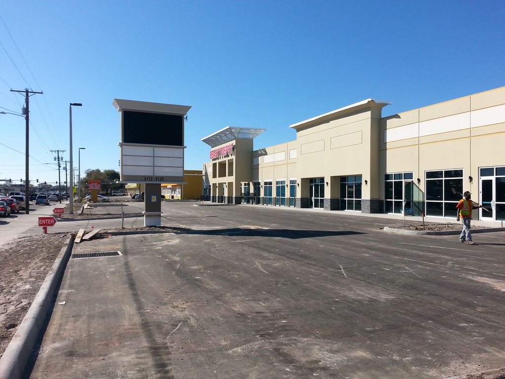 Retail Center we manage in Tampa, Florida.  Due to