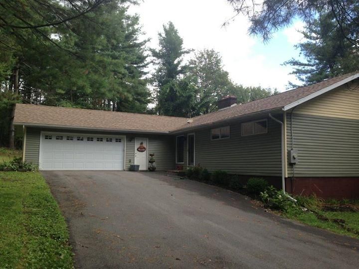Installed roofing and siding on this project
