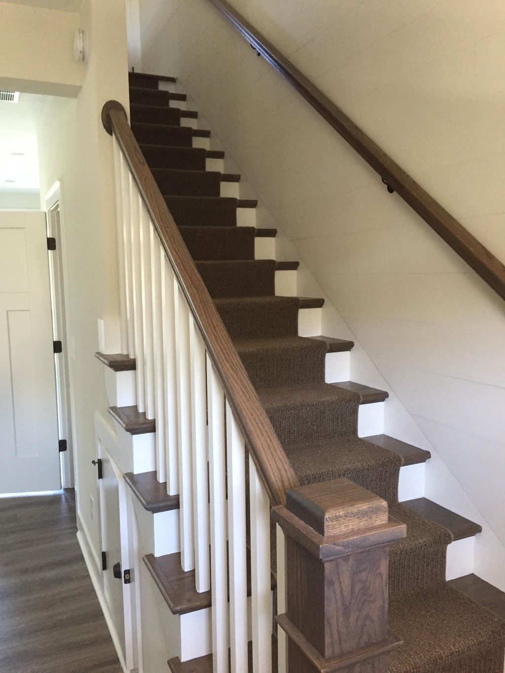 Interior stairs painted & stained 