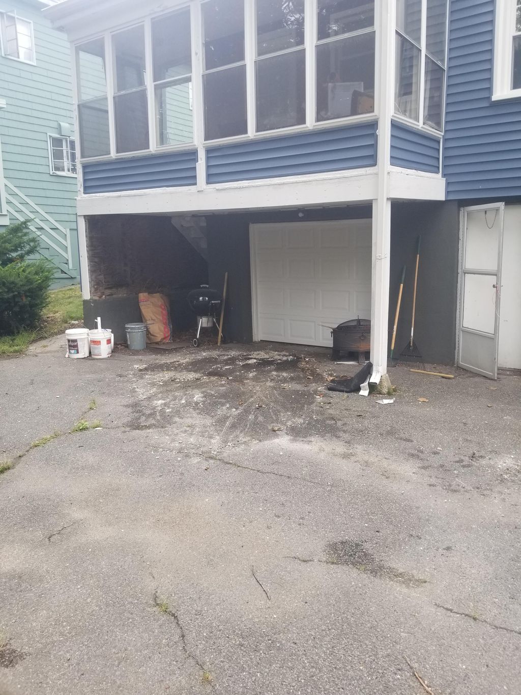 After the clean up under the porch 