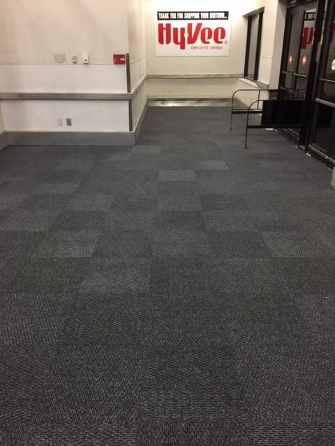 Install Carpet Tiles for Hyvee's