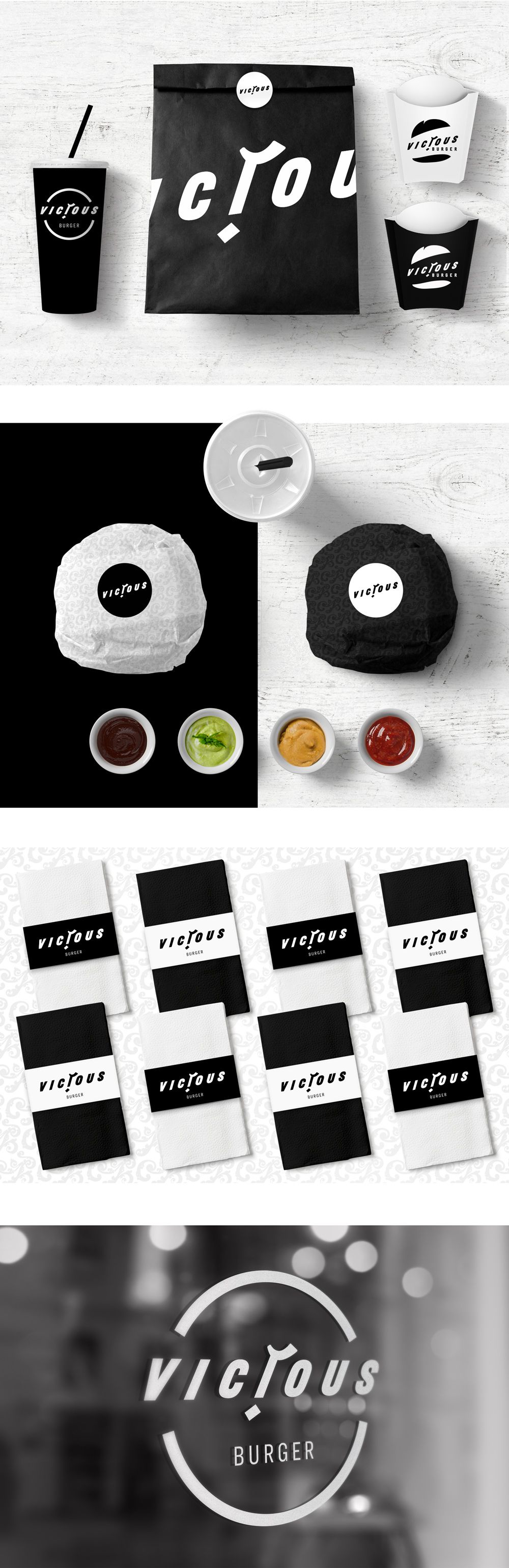 Vicious Burger - Branding