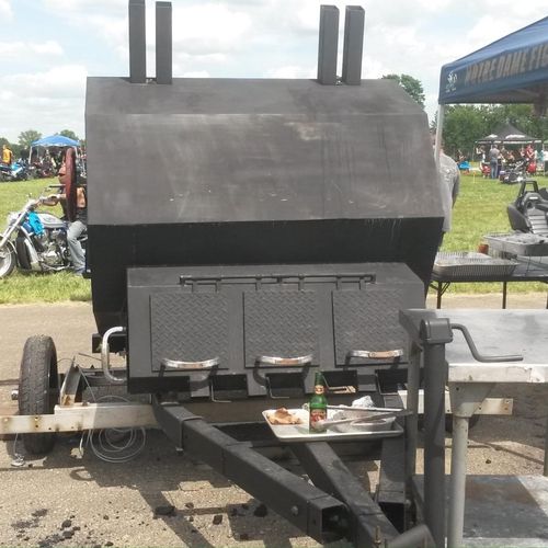 This is our traveling smoker. We have worked count
