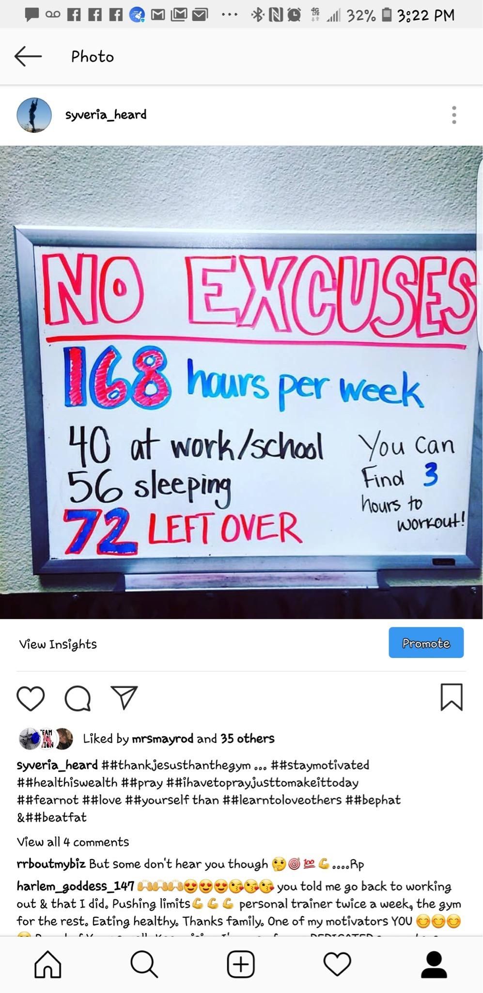 NO EXCUSES!