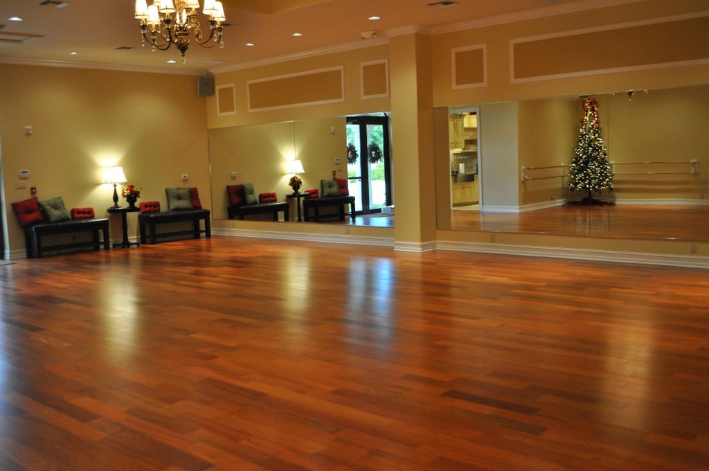 Brazilian Cherry Floating Floor at Dance Studio