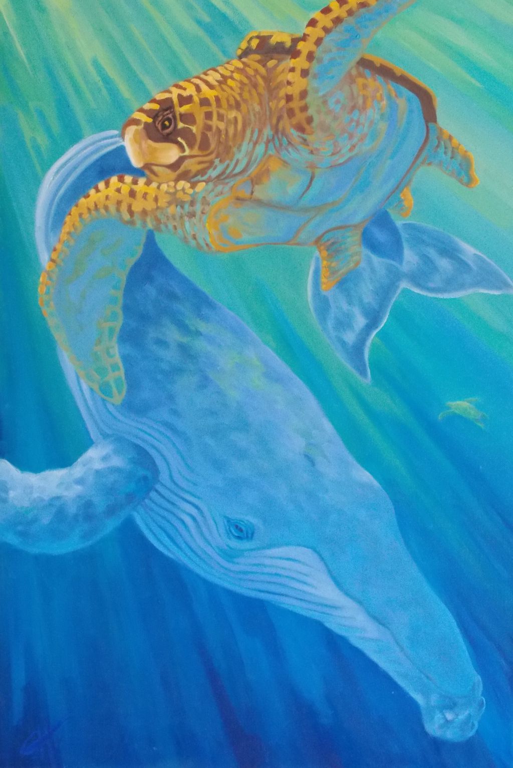 Sea Dreamers - Oil on canvas - approx. 24" x 30"