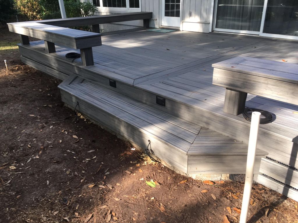 Trex composite deck