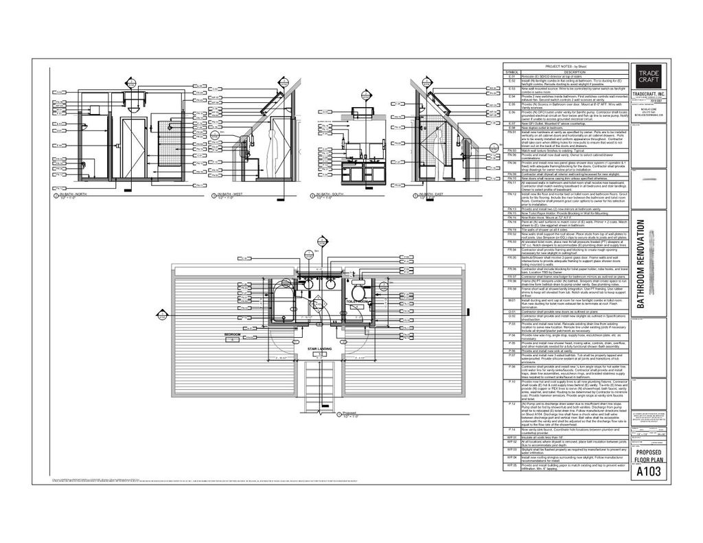 Level of Information on Typical Plan Sheets