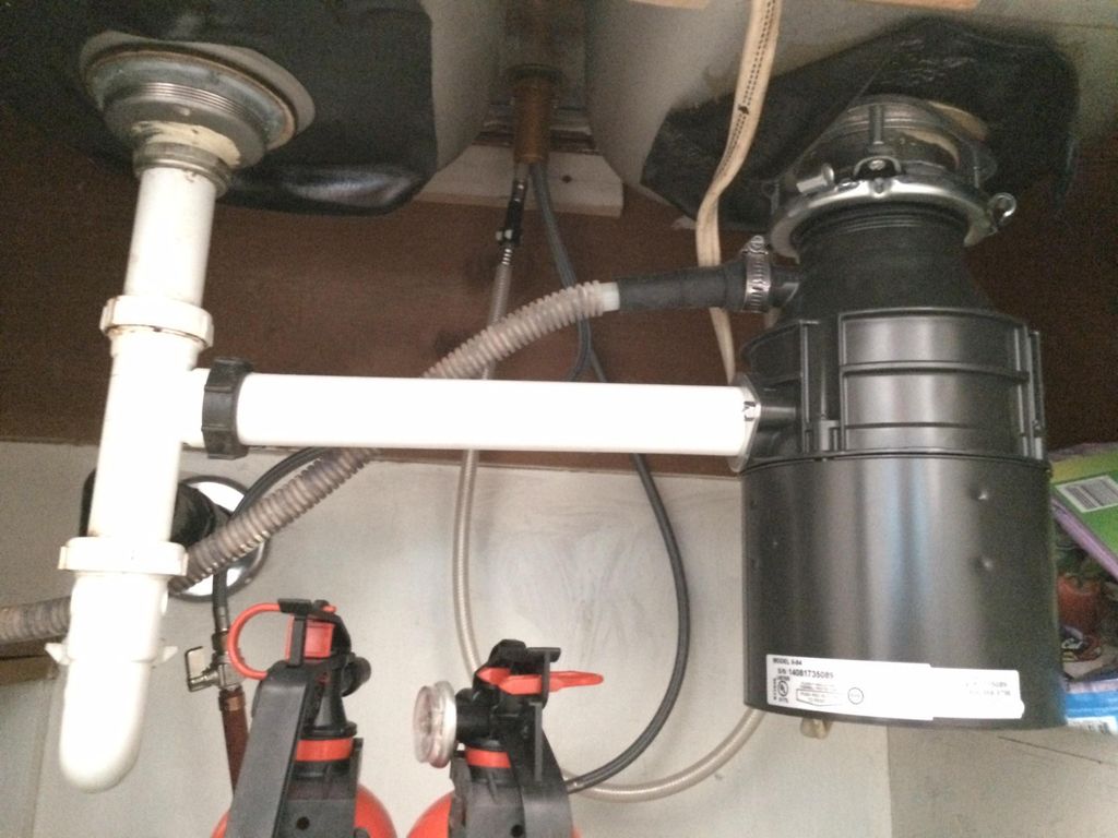 Here is the way the drain was configured...
