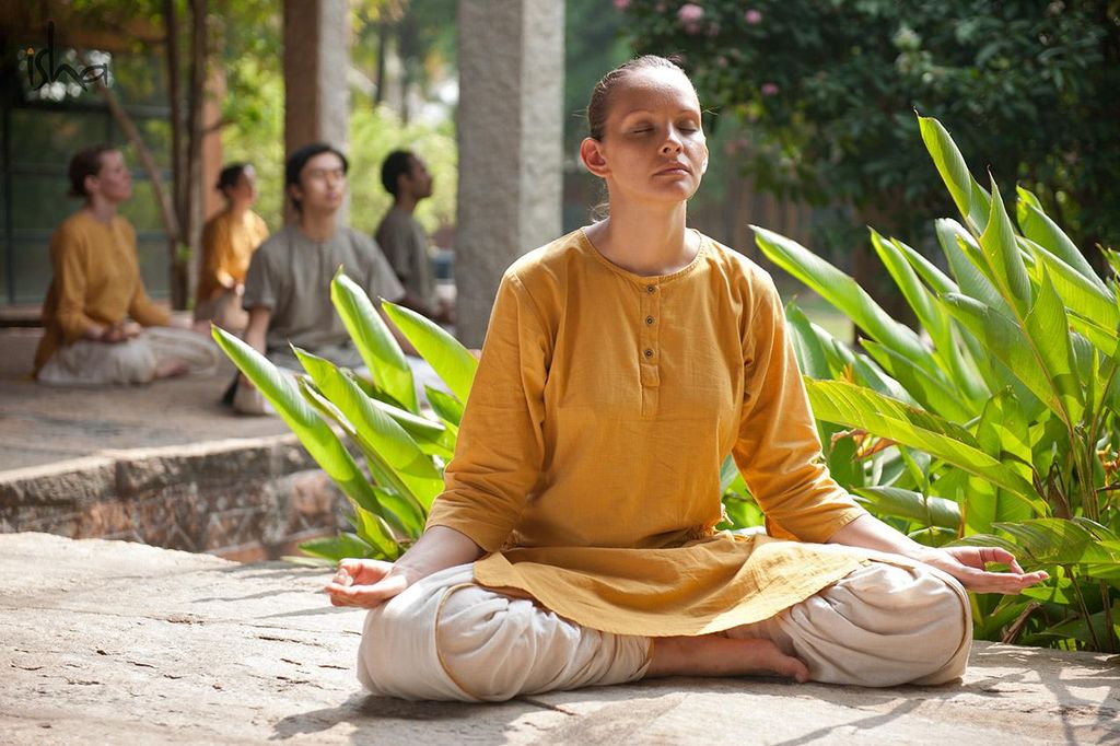 Scenes from Isha Hatha Yoga School in India