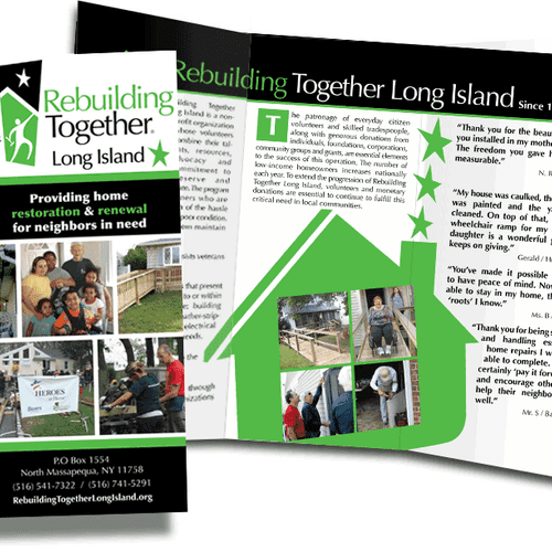 Rebuilding Together Long Island, marketing materia