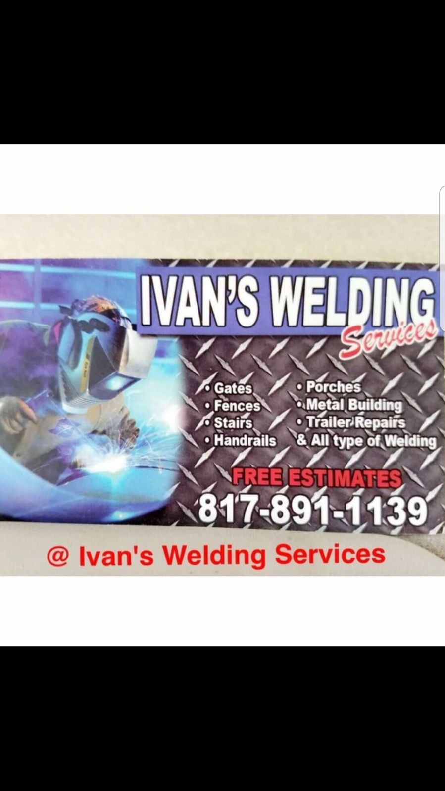ivan's welding Services