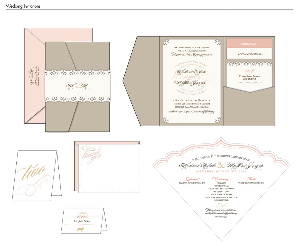 August 2014 Wedding package