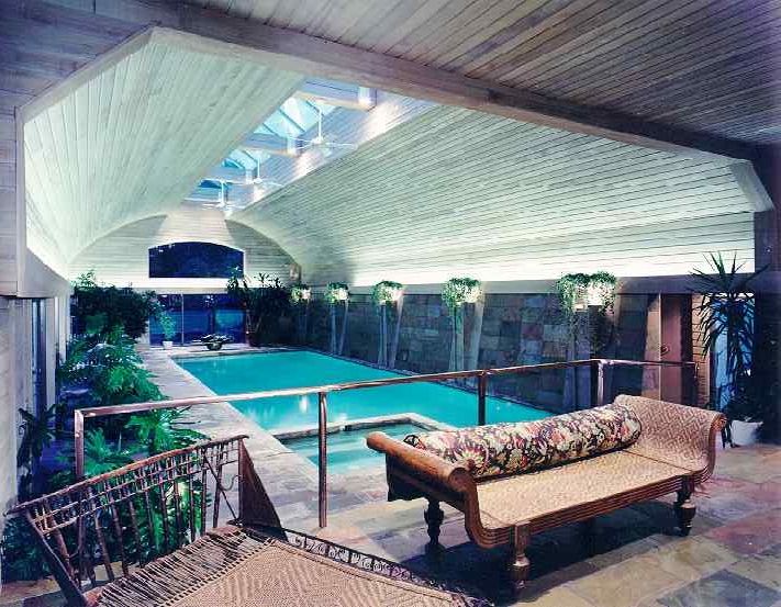Indoor Pool ..... China Lotus slate with bush hamm