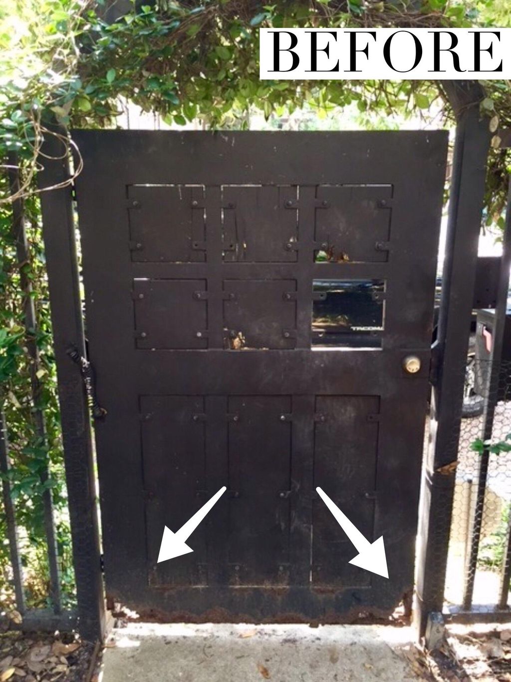 Before restoration for Thumbtack customer