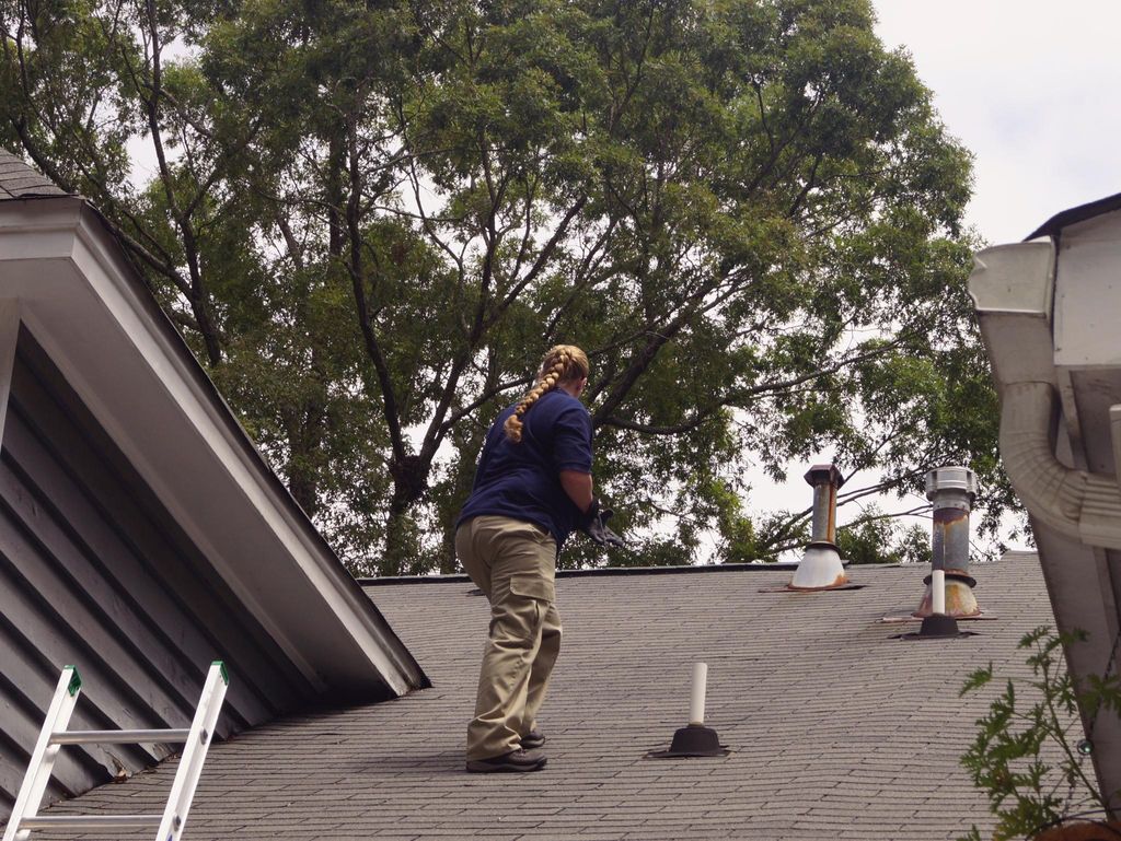 I walk all roofs under safe conditions.