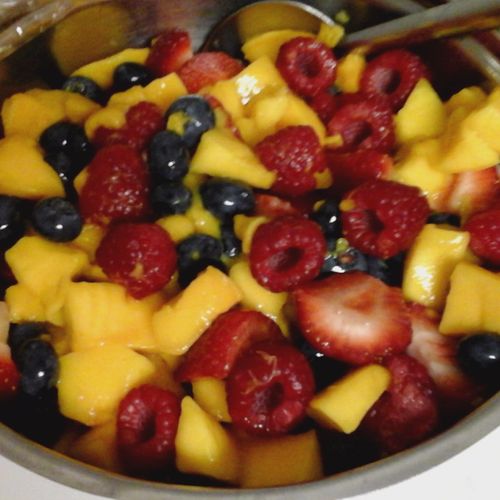 chilled fruit combination