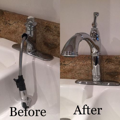 Kitchen Faucet Installation 