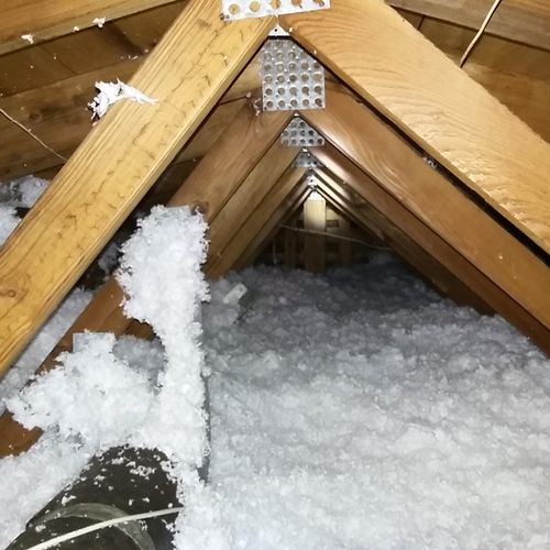 Typical Attic After Insulsafe SP