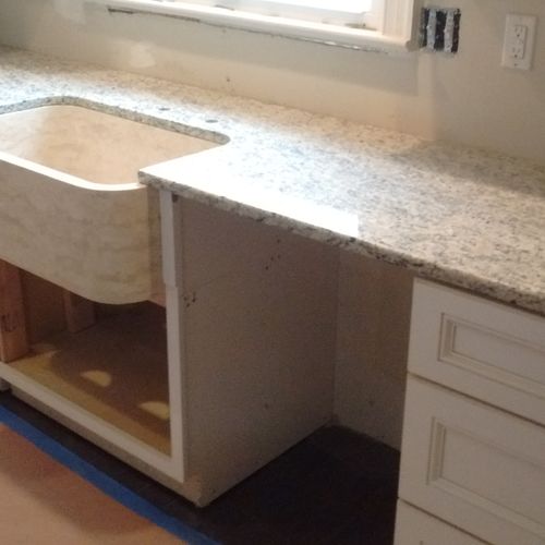 custom sink and cabinet modifications