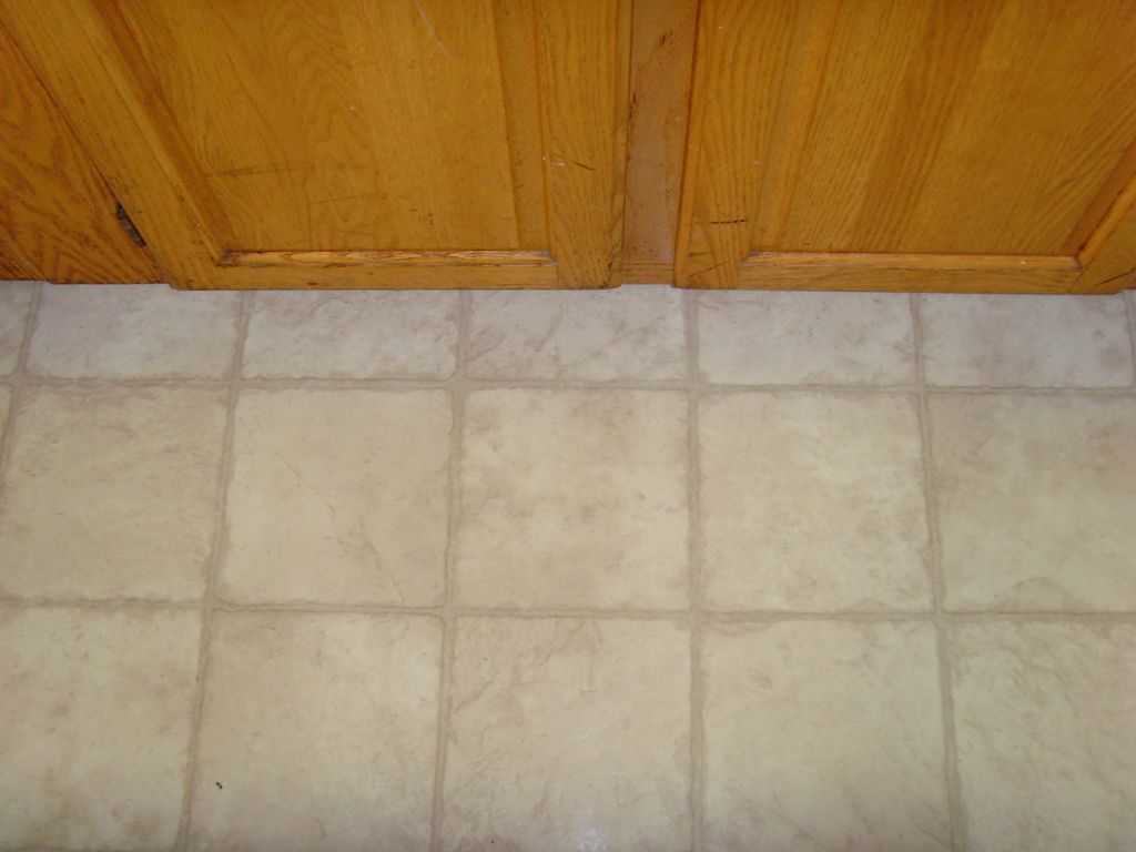 After photo linoleum