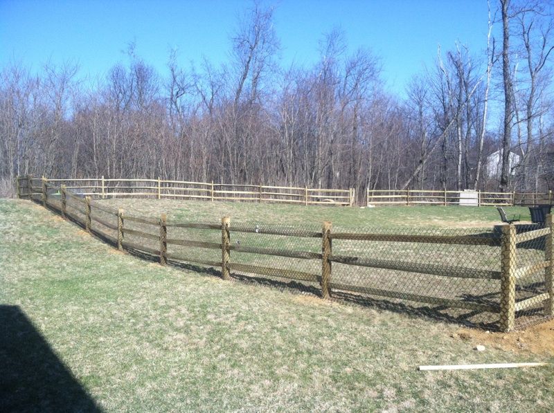 Installed by our crew in Brimfield OH 3 Rail Split