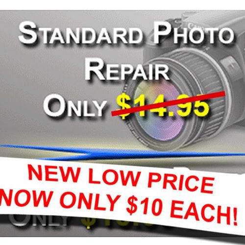 All Photo Repairs $10.00!