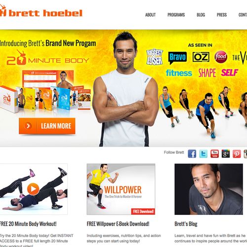 Fitness based website
