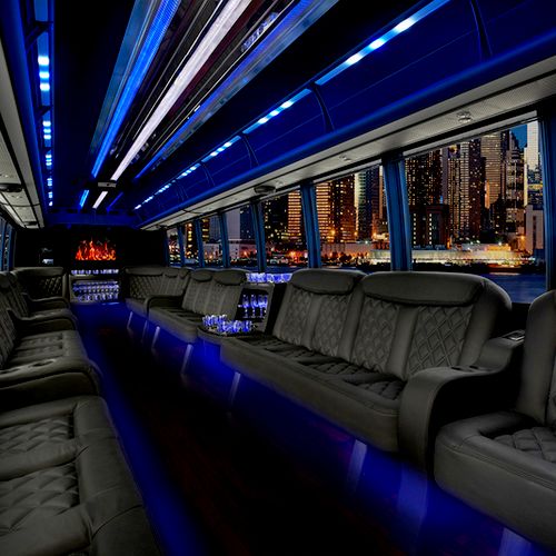 Interior of 2015 Party Bus
20 and 30 Passengers