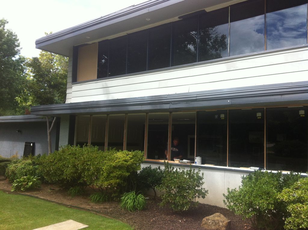 Contempoary home with 58 new windows install and f