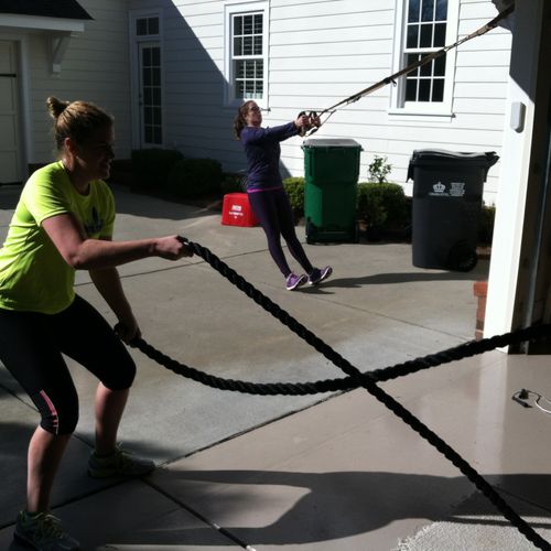 Fun with the Battle Ropes!