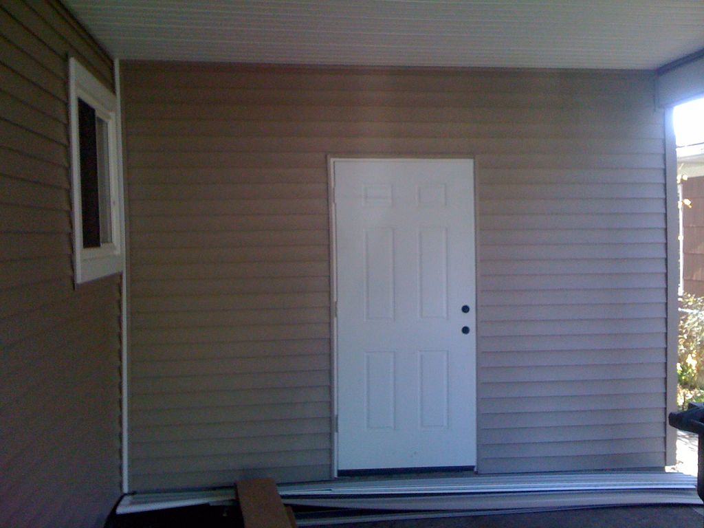 This is a carport that we installed both the ceili