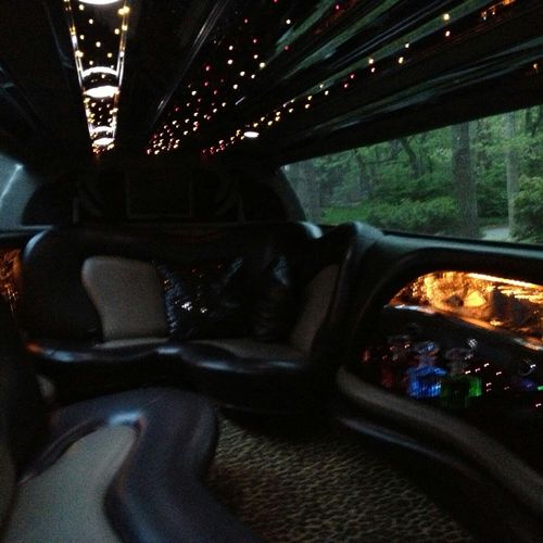 10 Passenger Cadillac Limousine inside Pic