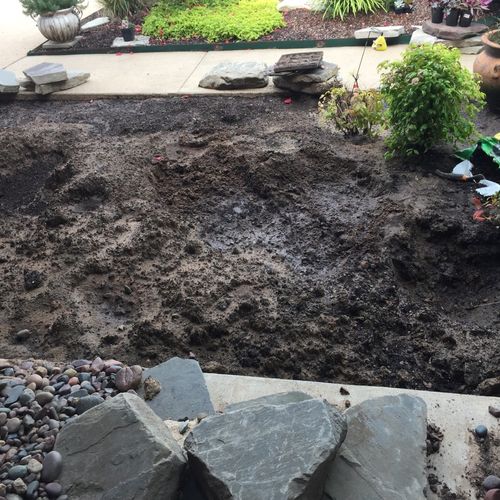 (Landscaping) Before piture