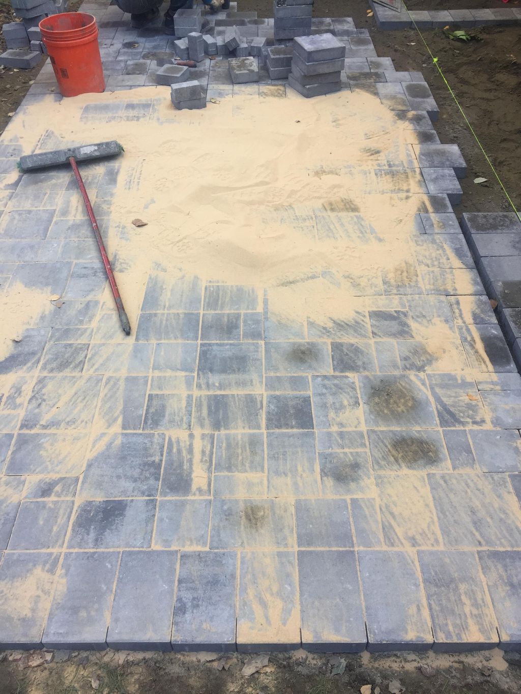 installing Pavers 
