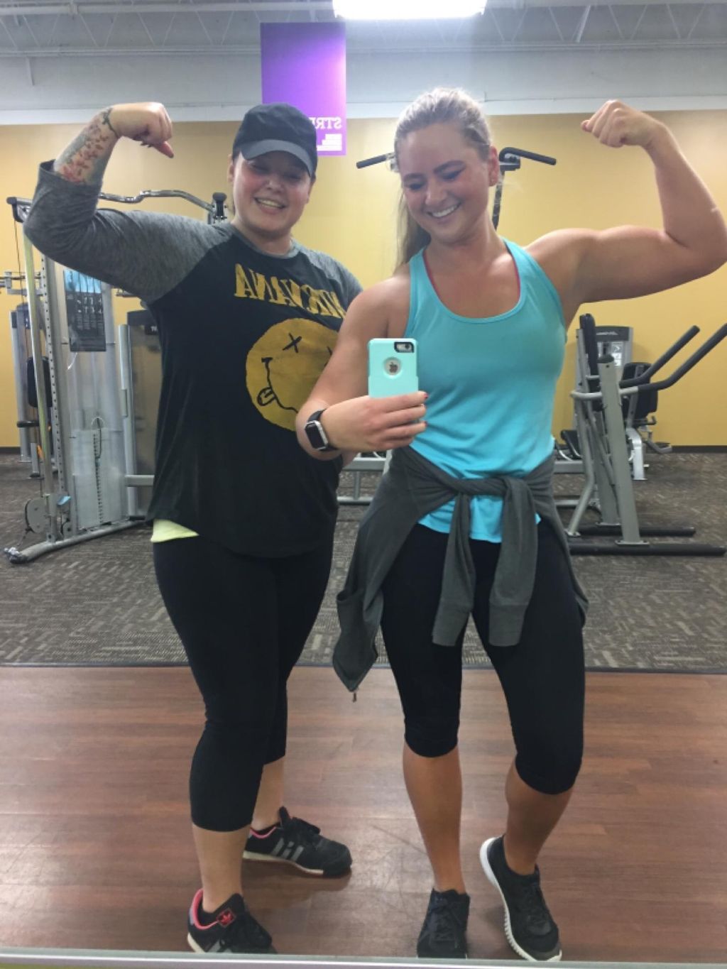 After one of my awesome clients crushed her 1-RM o