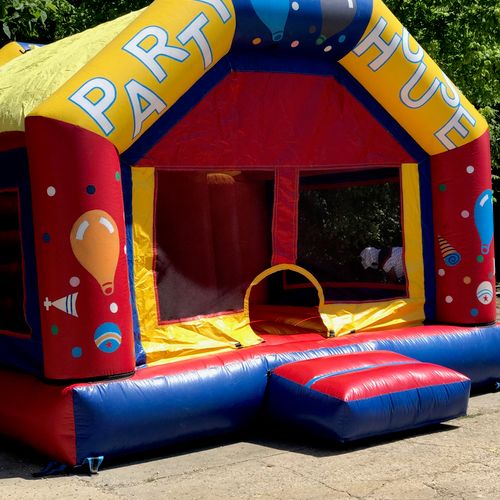Larger bouncer with basketball goal: $170