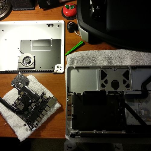 MacBook Pro (13 Inch) Mid 2012 Motherboard Replace