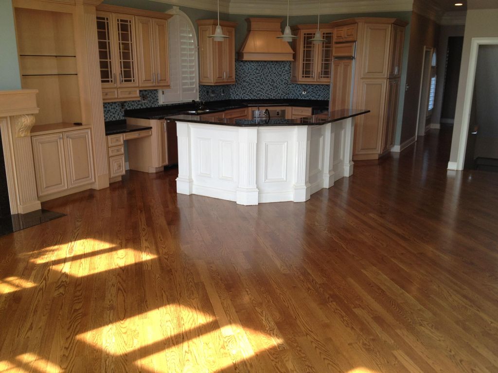 refinished hardwood flooring with early american s