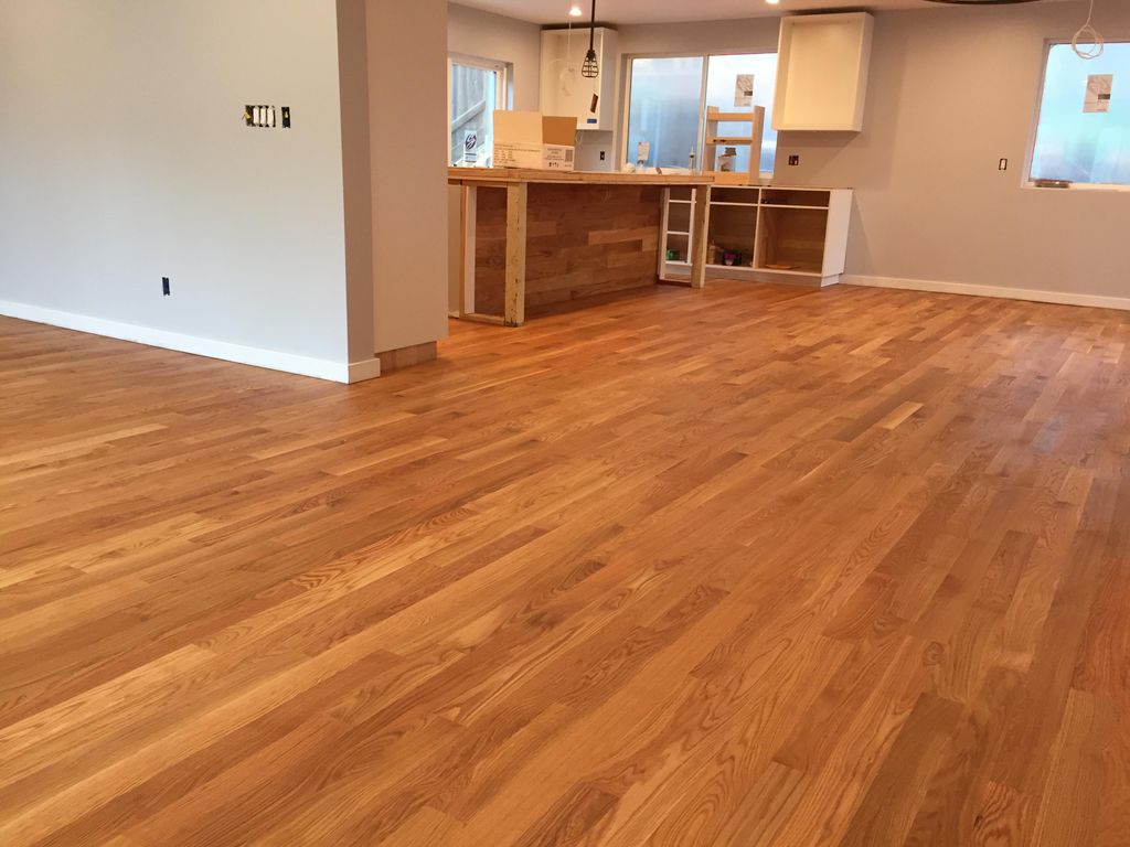 Red oak with MonoCoat finish system