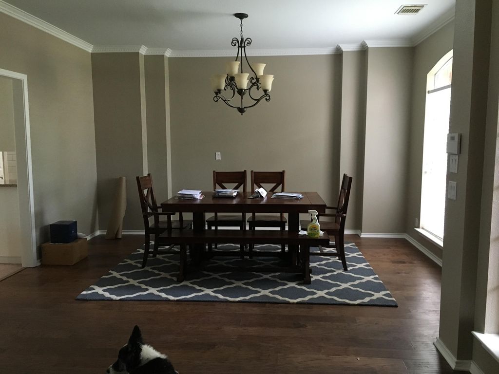 Hand-scraped hickory hardwood install