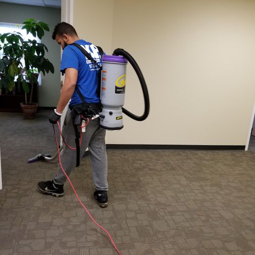 Office Building Vaccuming 