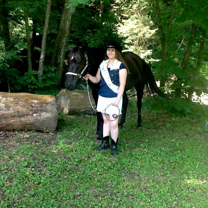 Riding Lesson Student at a show