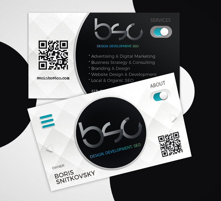 Business card design 