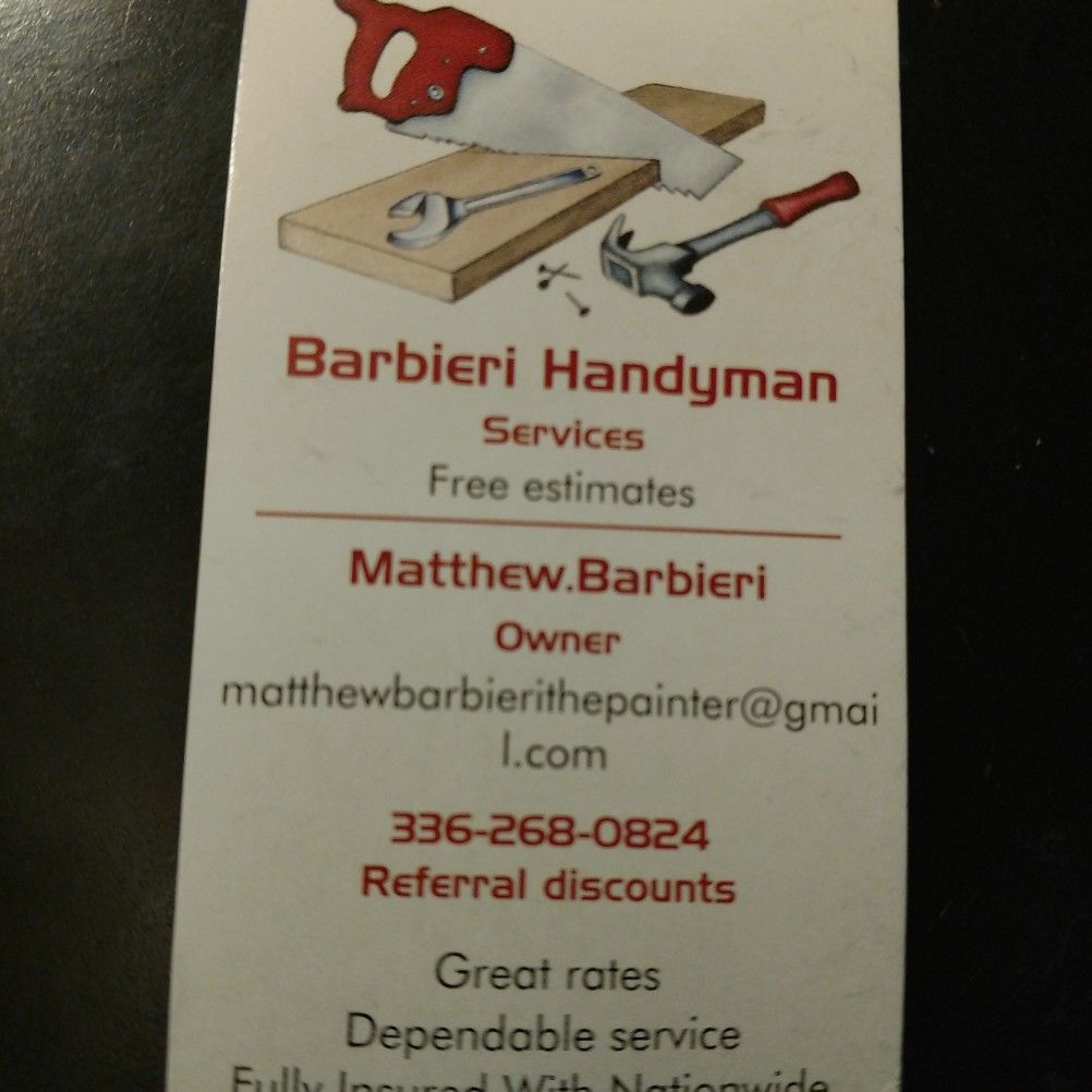 Barbieri Handyman's Services