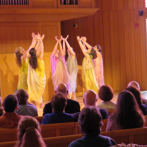 "Blessed Spirits" dance in performance at UUCSR 20